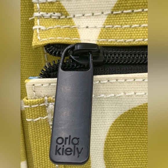 Orla Kiely - Coated Canvas Flat Pack Backpack - Larkhall - Dill